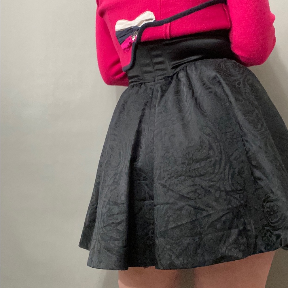 🖤Betsey Johnson Sexy Silk Goth Corset Dress - Picture 12 of 14